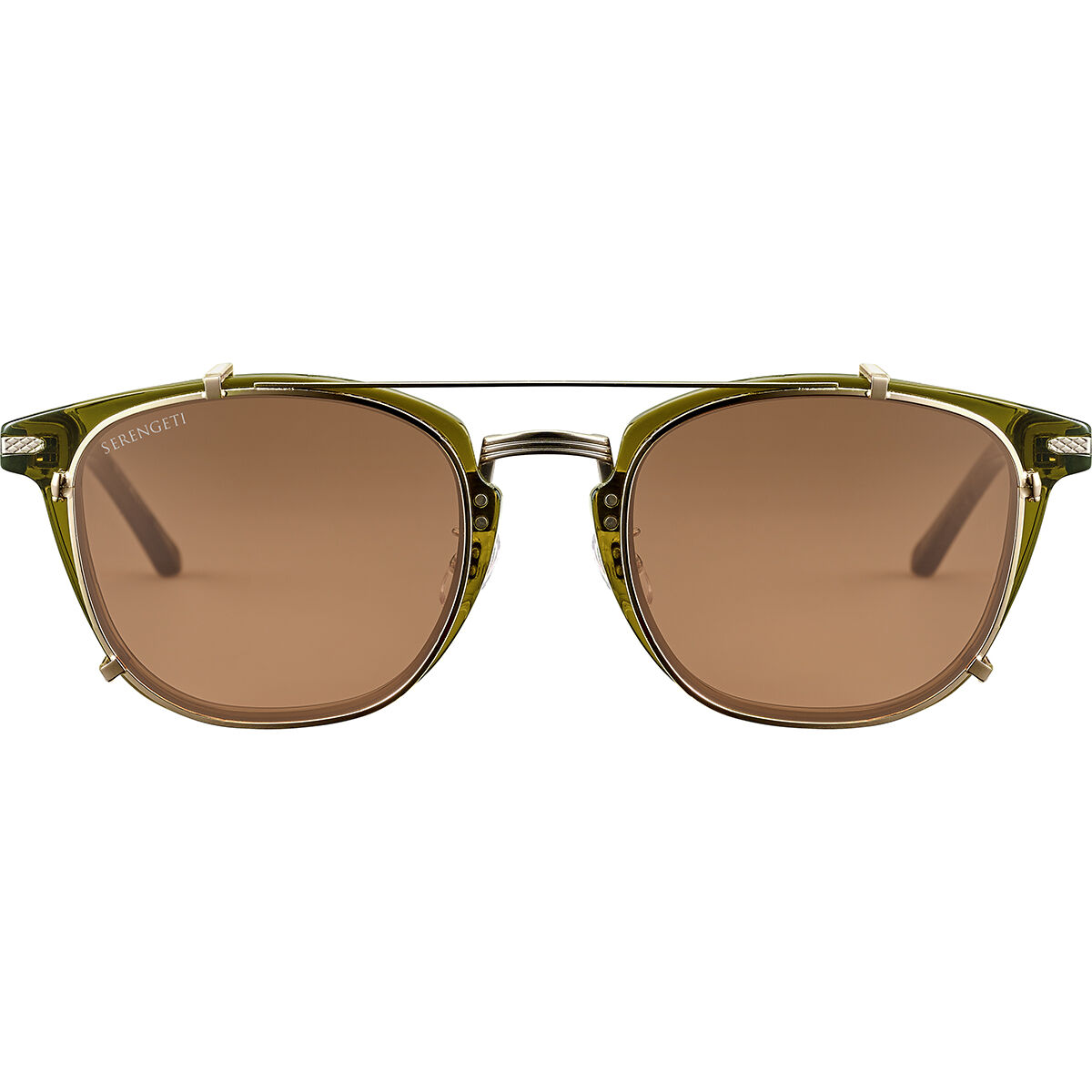 CLIP ON EGON M, Shiny Light Gunmetal-Mineral Polarized Drivers Gradient Cat 2 to 3 B4, hi-res image number null